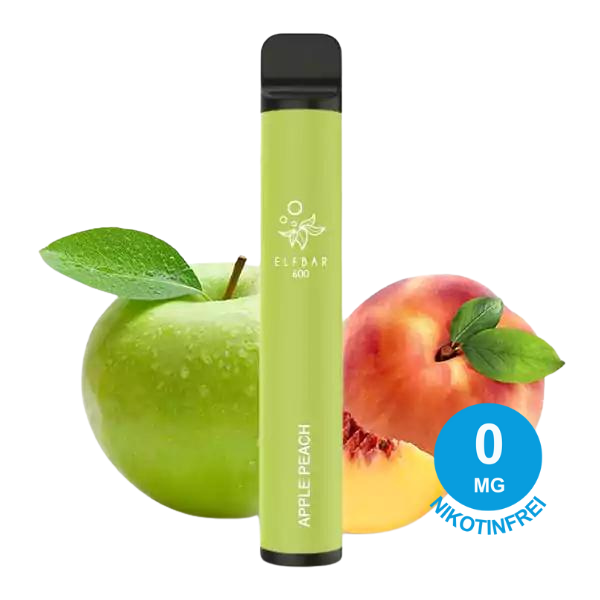 Elfbar 600 V1 Apple Peach 0mg Nikotinfrei