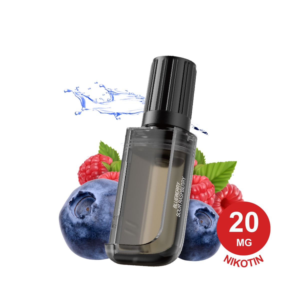 ELFBAR MAX Pod - Blueberry Sour Raspberry 20mg Nikotingehalt