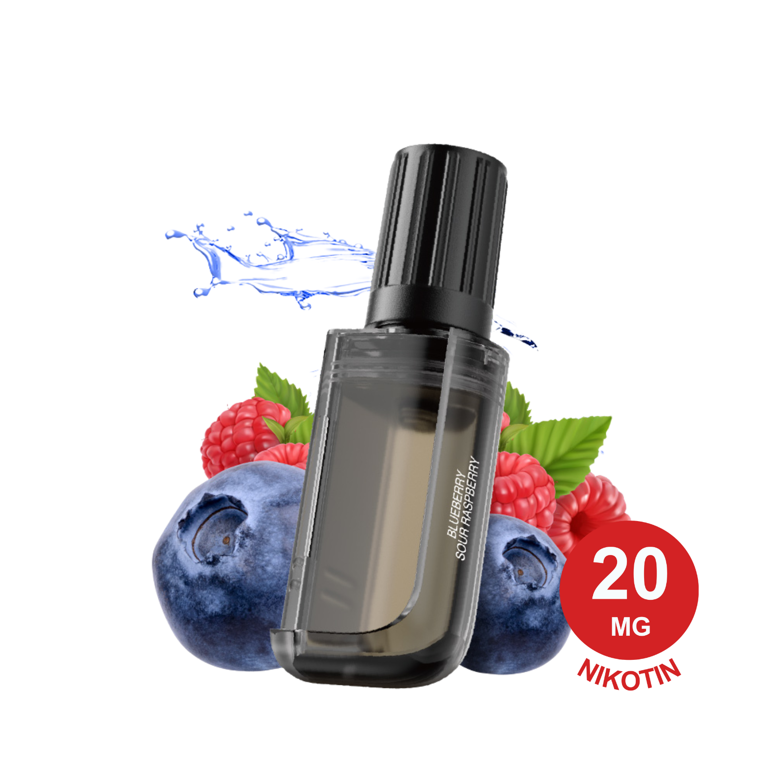 ELFBAR MAX Pod - Blueberry Sour Raspberry 20mg Nikotingehalt