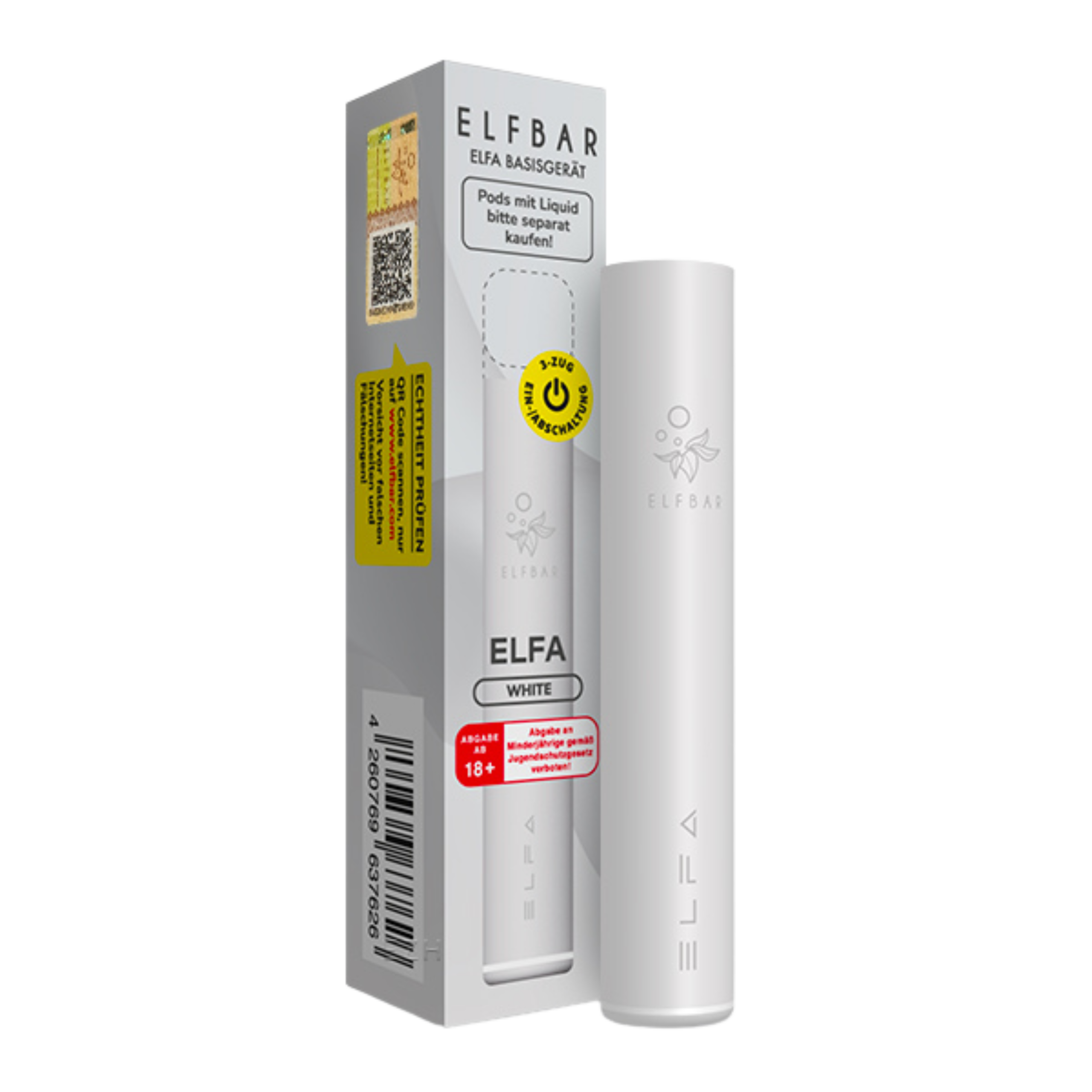 Elfbar Akkuträger White