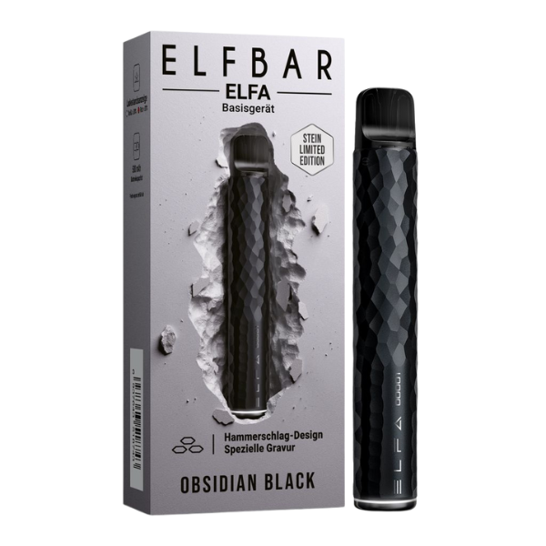 ELFBAR ELFA Basisgerät (Akkuträger) - Obsidian Black (Limited Edition)