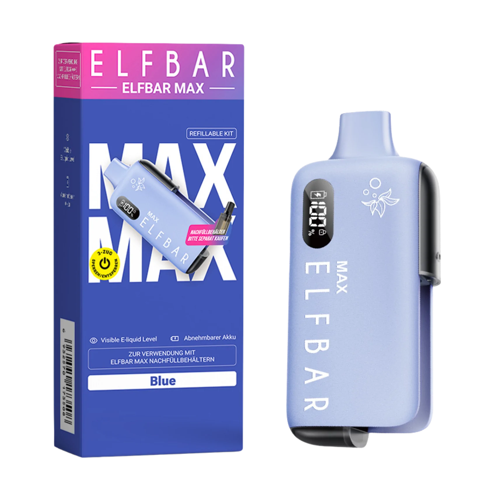 ELFBAR MAX Akkuträger Blue