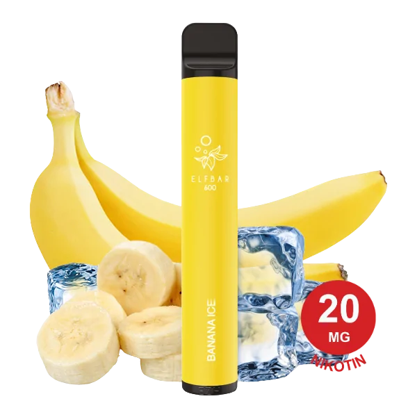 Elfbar 600 V1 Banana Ice 20mg Nikotin