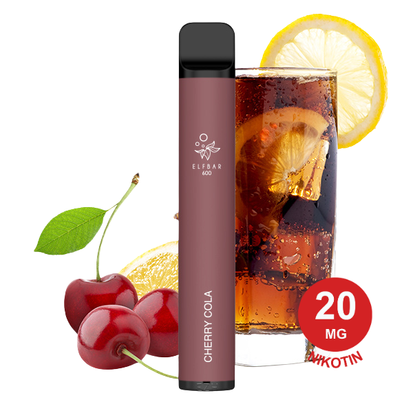 Elfbar 600 V1 Cherry Cola 20mg Nikotin