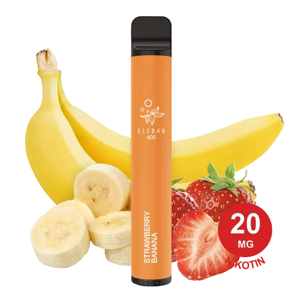 Elfbar 600 V1 Strawberry Kiwi 20mg Nikotin