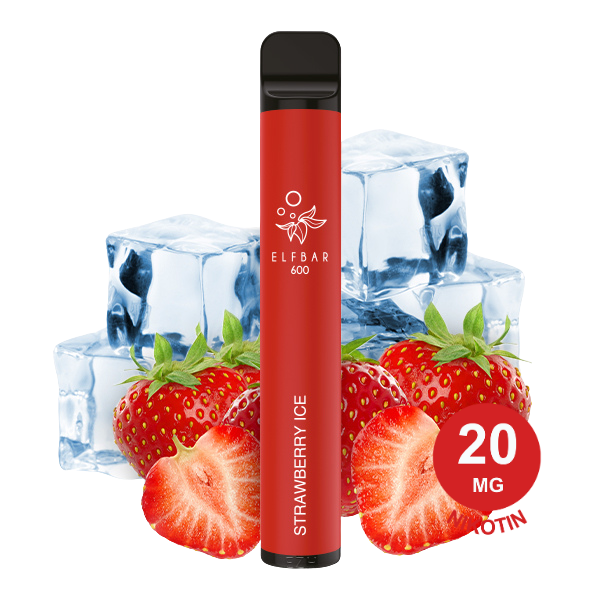 Elfbar 600 V1 Strawberry Ice 20mg Nikotin
