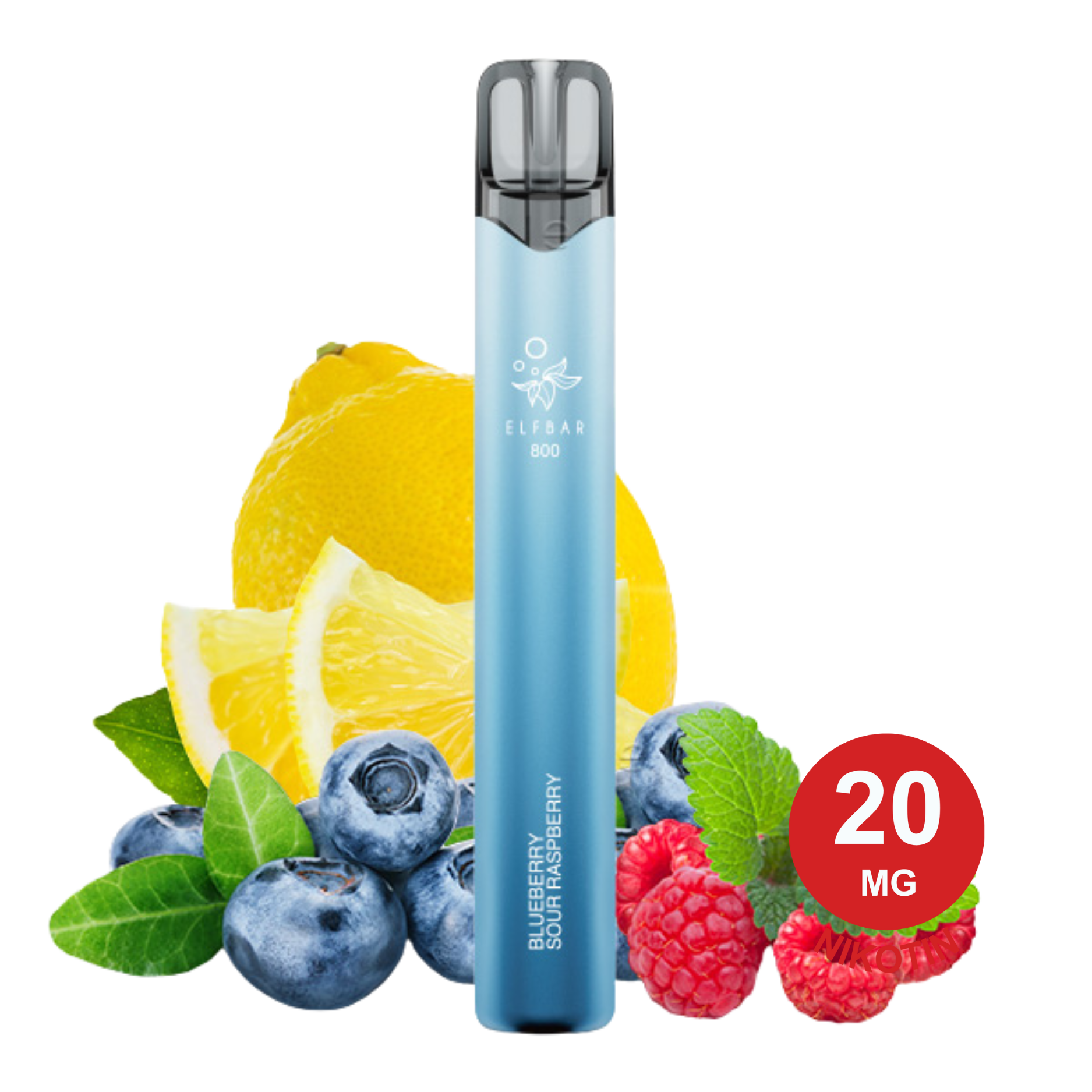 ELFBAR 800 - Blueberry Sour Raspberry 20mg Nikotin