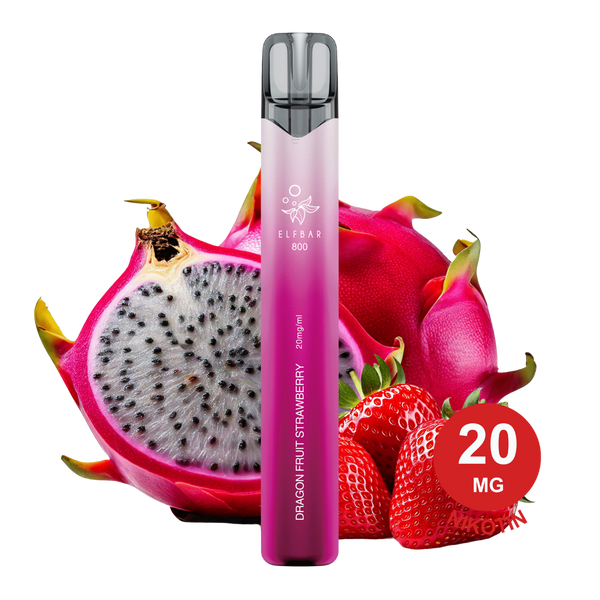 ELFBAR 800 - Dragonfruit Strawberry 20mg Nikotin