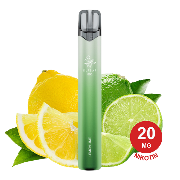 ELFBAR 800 - Lemon Lime 20mg Nikotin