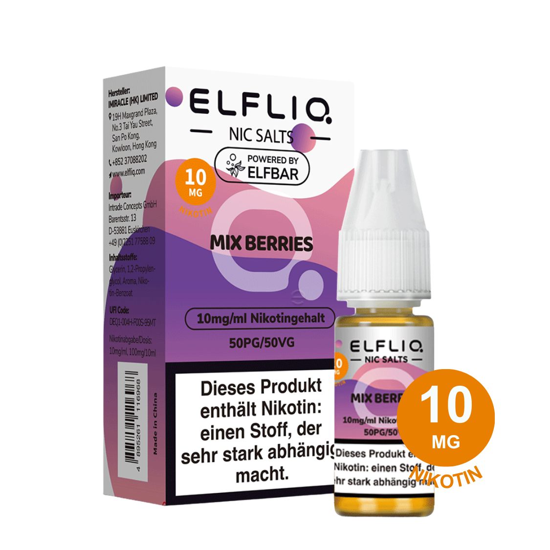 ELFLIQ by Elfbar - Mix Berries 10mg Nikotin (10ml)