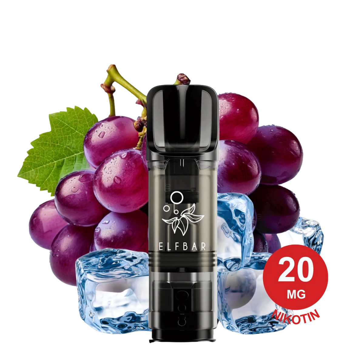 ELFBAR ELFA Pod – Grape Ice 20mg Nikotin (2er Pack)