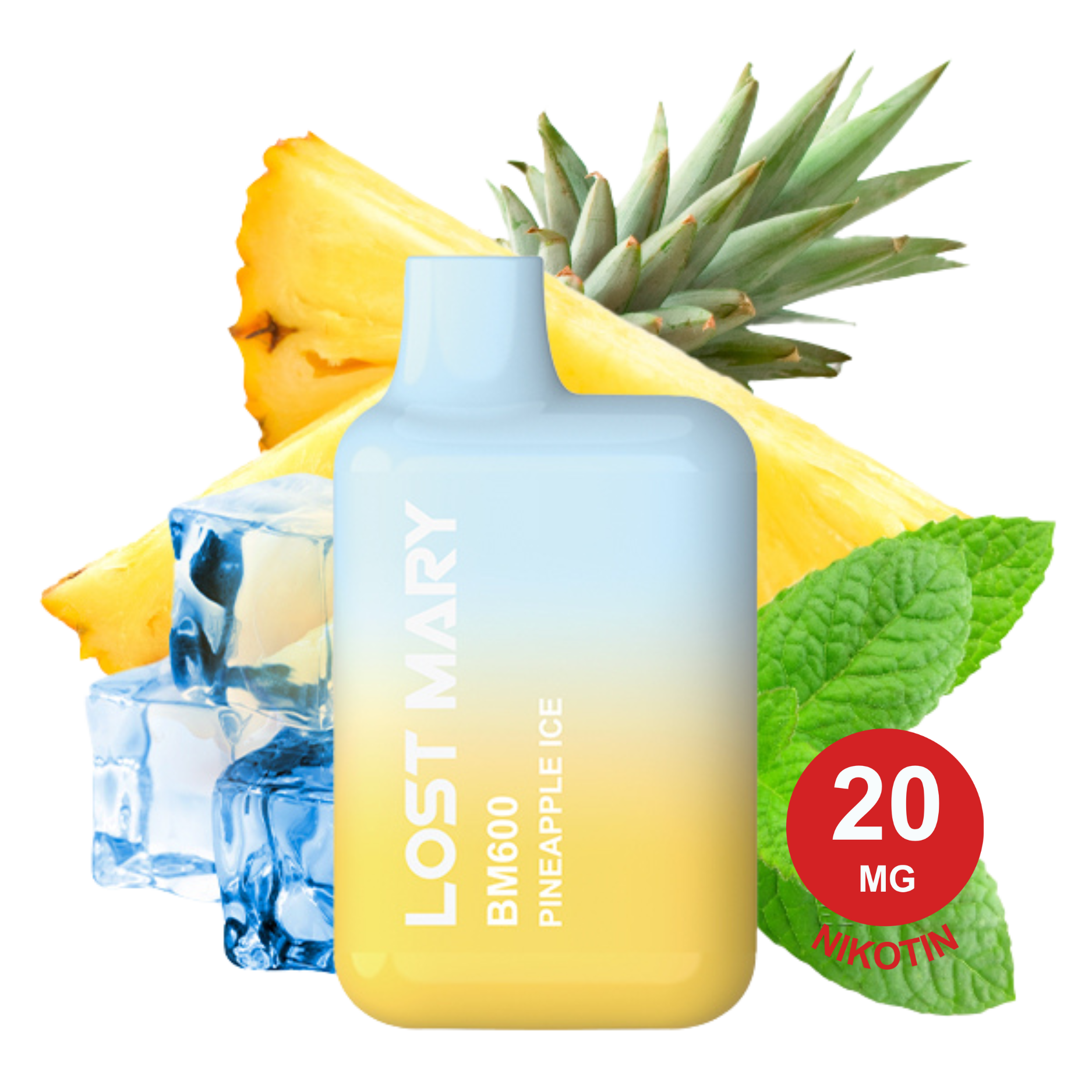 LOST MARY - BM600 Pineapple Ice 20mg Nikotin