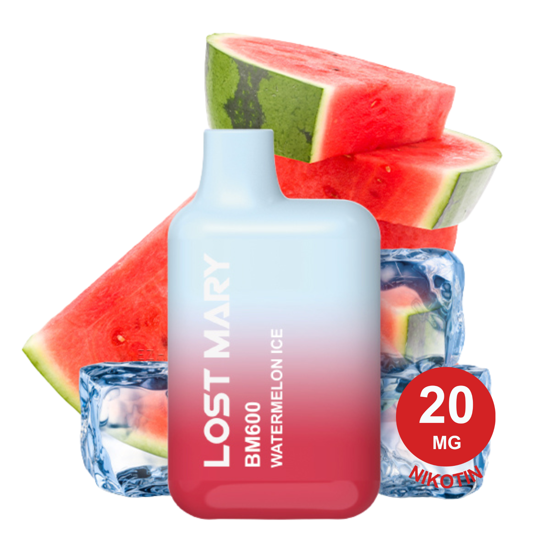 LOST MARY - BM600 Watermelon Ice 20mg Nikotin