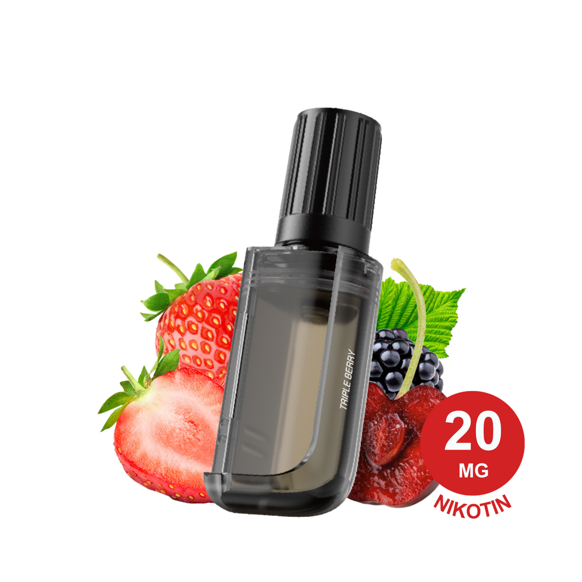 ELFBAR MAX Pod - Triple Berry 20mg Nikotingehalt