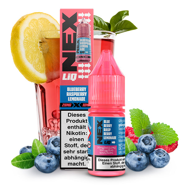 POD SALT NexLiq Liquid- Blueberry Raspberry Lemonade (10ml)