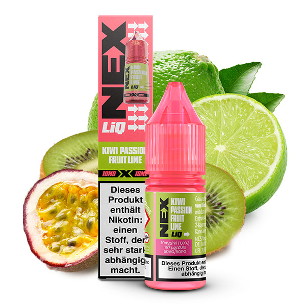POD SALT NexLiq Liquid- Kiwi Passionfruit Lime (10ml)