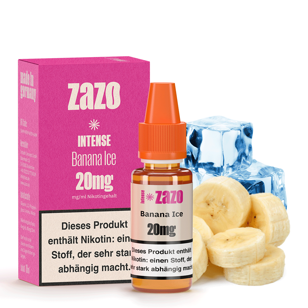 Zazo Intense Liquid - Banana Ice (10ml)