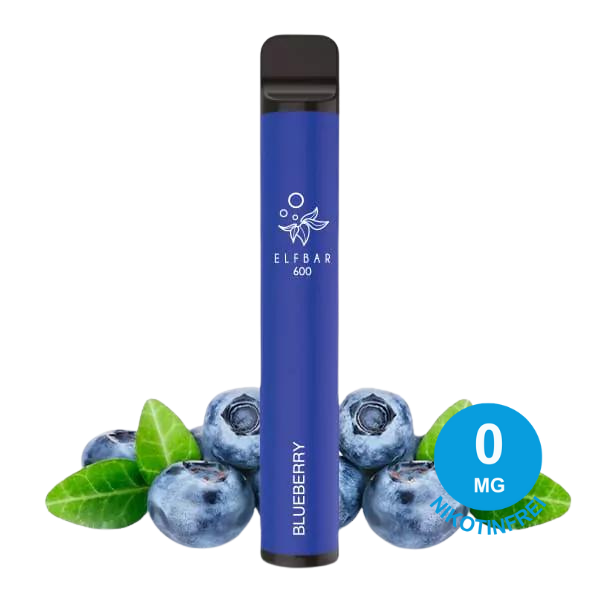 Elfbar 600 V1 Blueberry 0mg Nikotinfrei