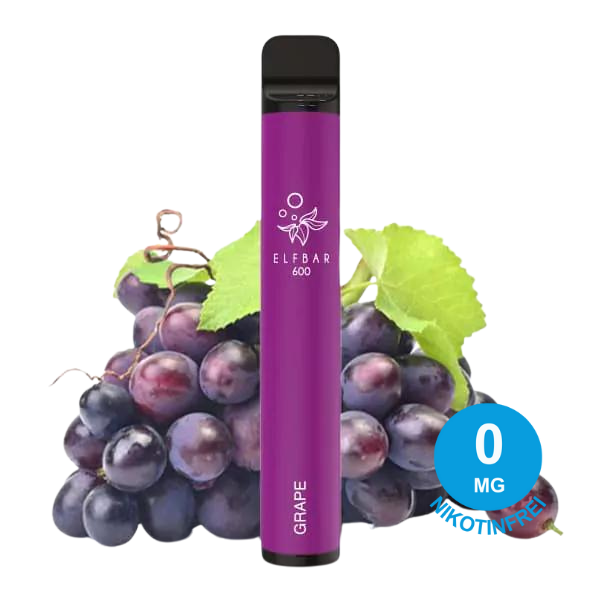 Elfbar 600 V1 Grape 0mg Nikotinfrei