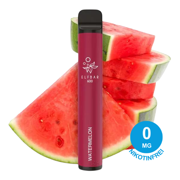 Elfbar 600 V1 Watermelon 0mg Nikotinfrei