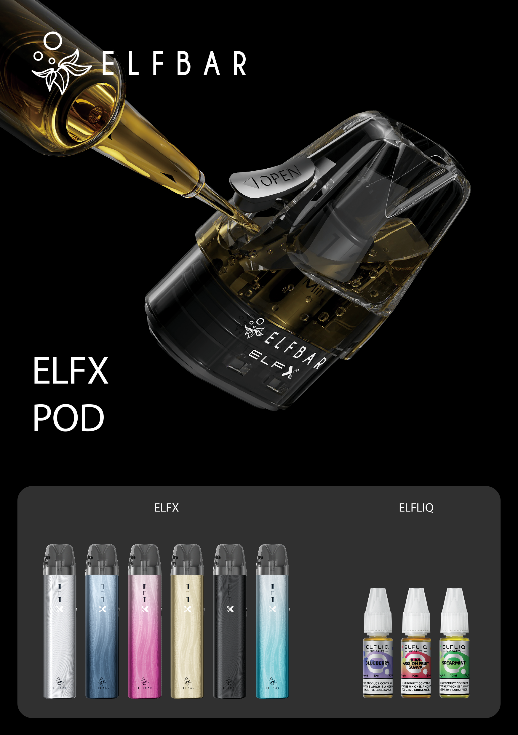 ELFBAR ELFX Refillable Pod - 0.8 Ω