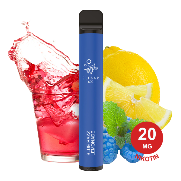 Elfbar 600 V1 Blue Razz Lemonade 20mg Nikotin