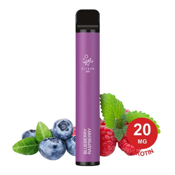 Elfbar 600 V1 Blueberry Raspberry 20mg Nikotin
