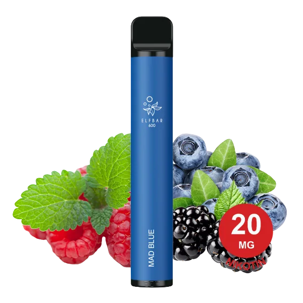 Elfbar 600 V1 Mad Blue 20mg Nikotin