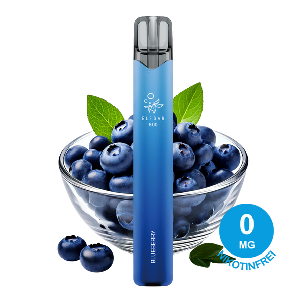 ELFBAR 800 - Blueberry 0mg Nikotinfrei