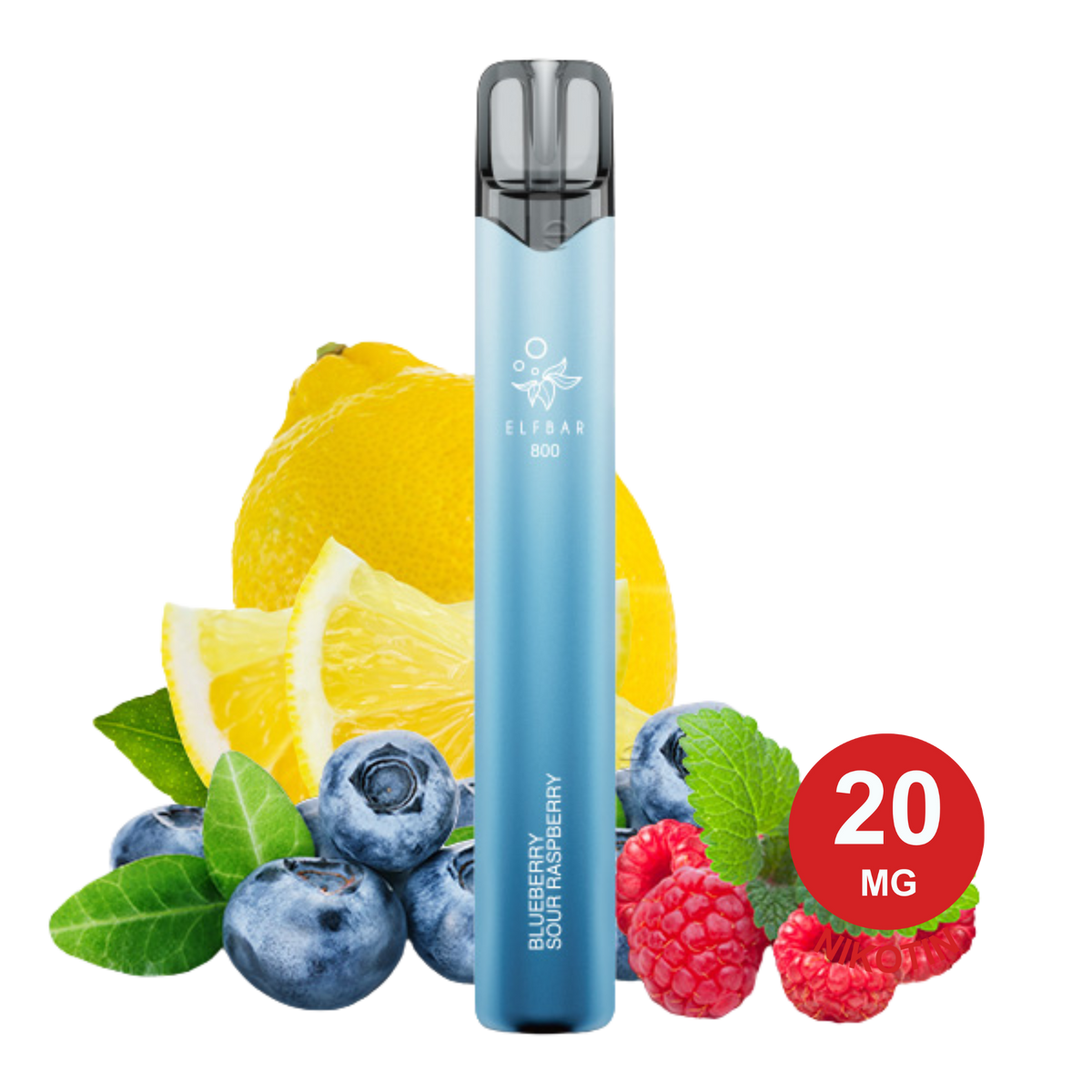 ELFBAR 800 - Blueberry Sour Raspberry 20mg Nikotin