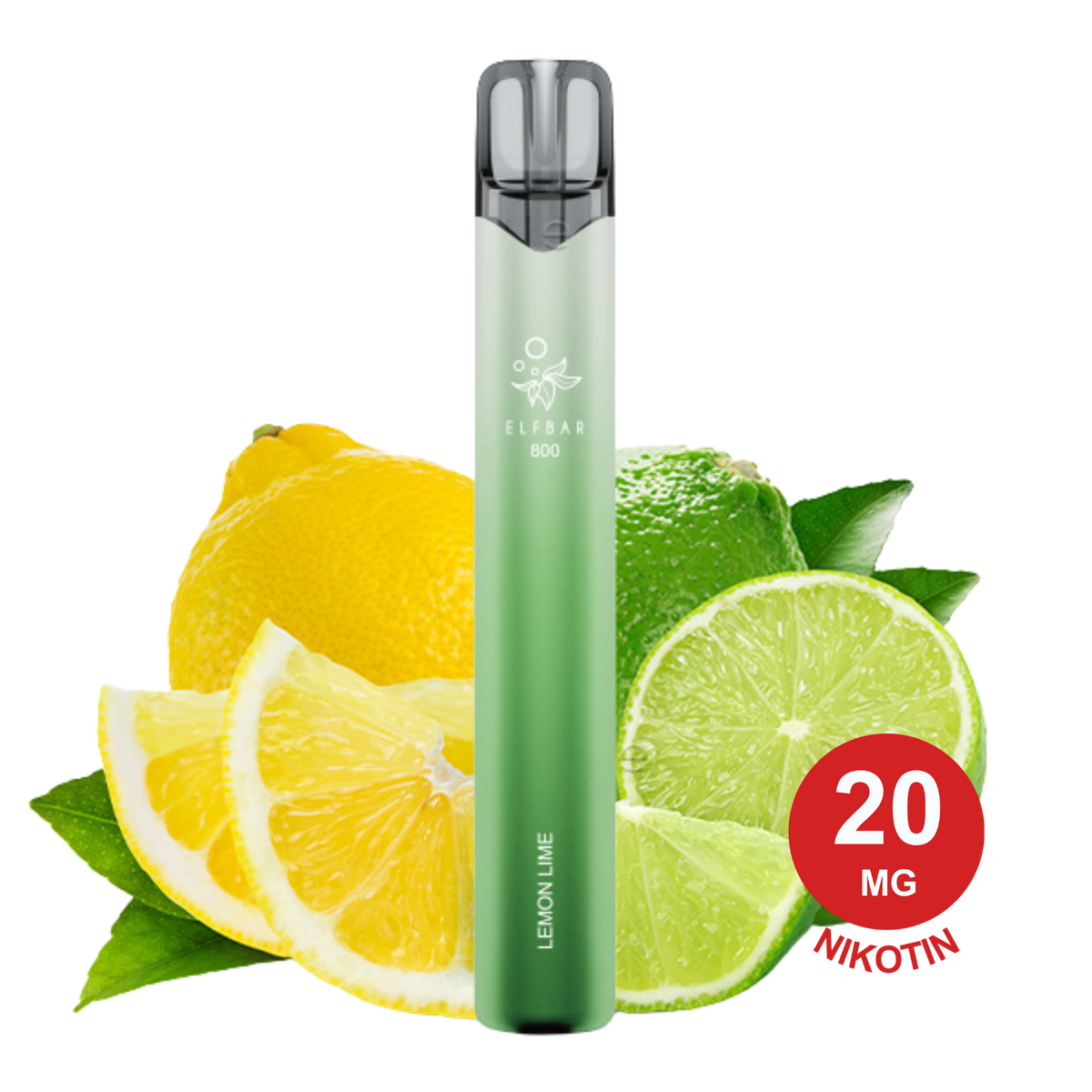 ELFBAR 800 - Lemon Lime 20mg Nikotin