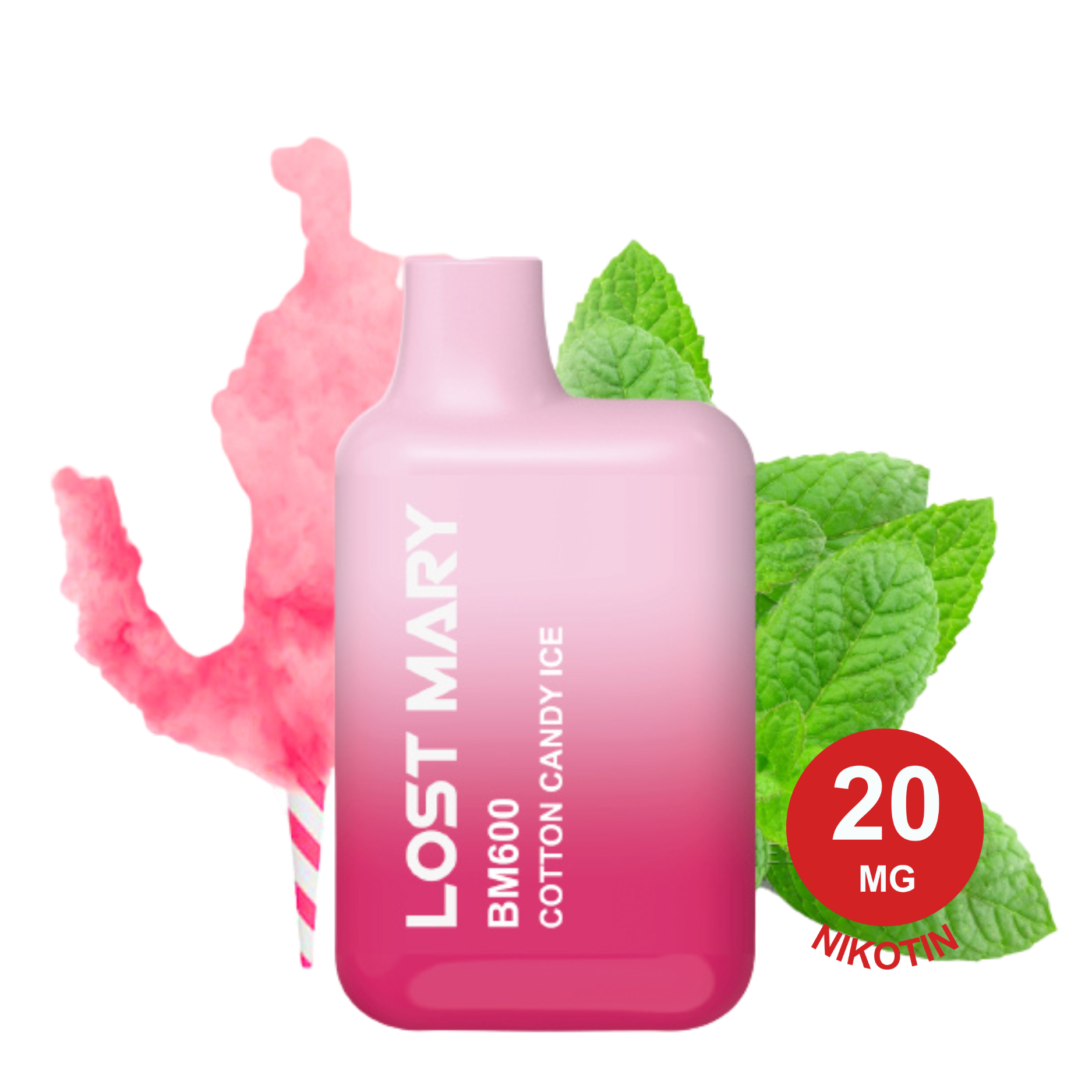 LOST MARY - BM600 Cotton Candy Ice 20mg Nikotin
