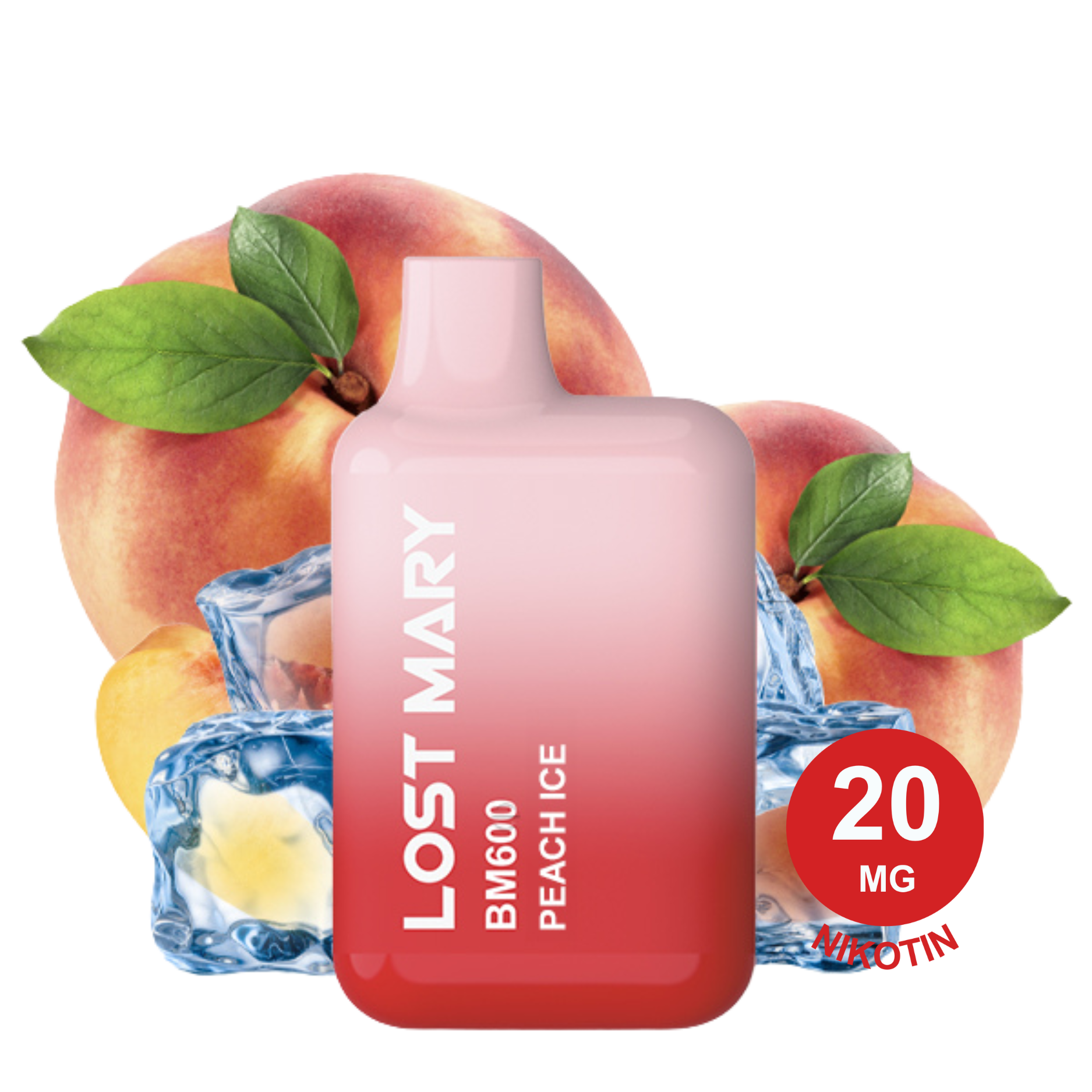 LOST MARY - BM600 Peach Ice 20mg Nikotin