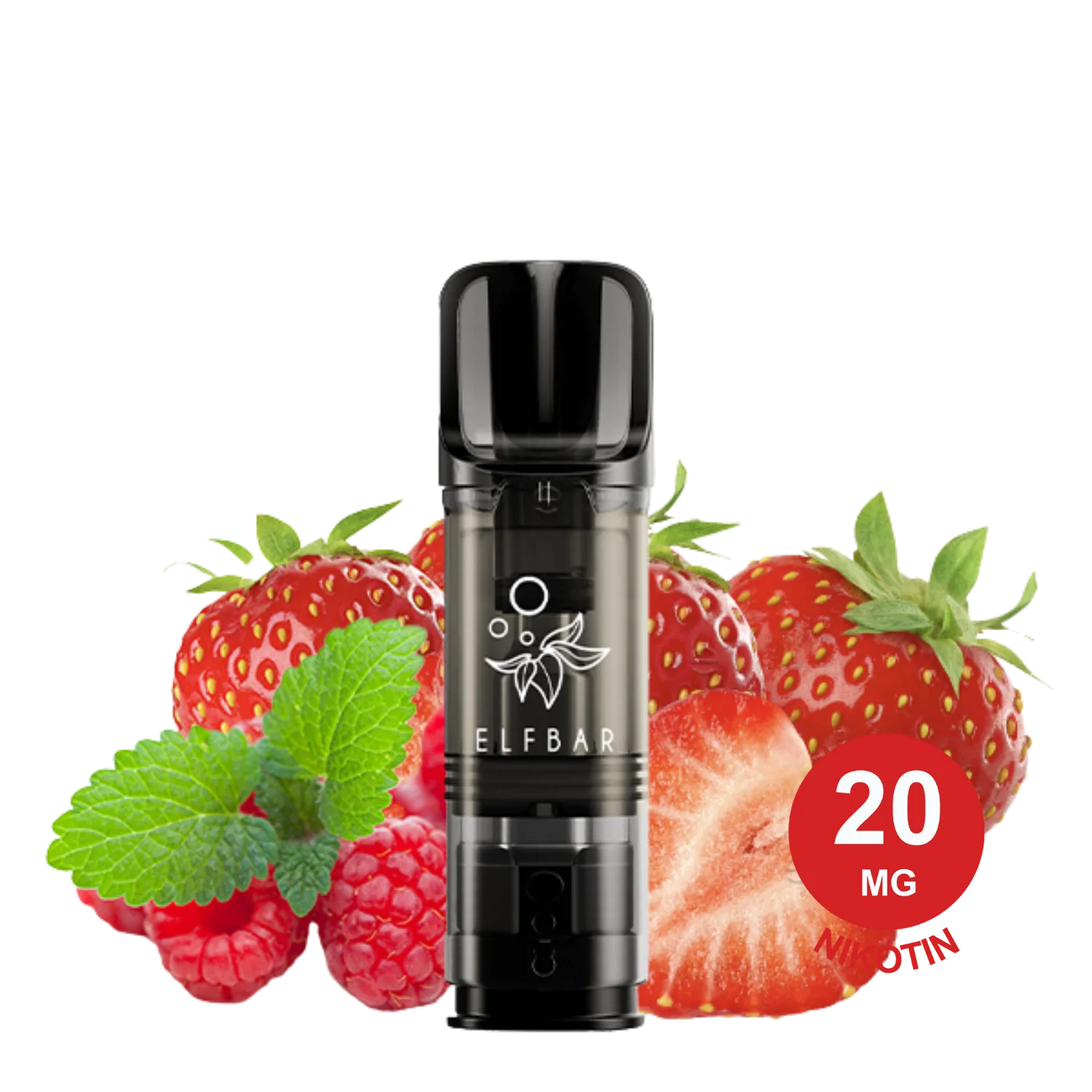 ELFBAR ELFA Pod – Strawberry Raspberry 20mg Nikotin (2er Pack)