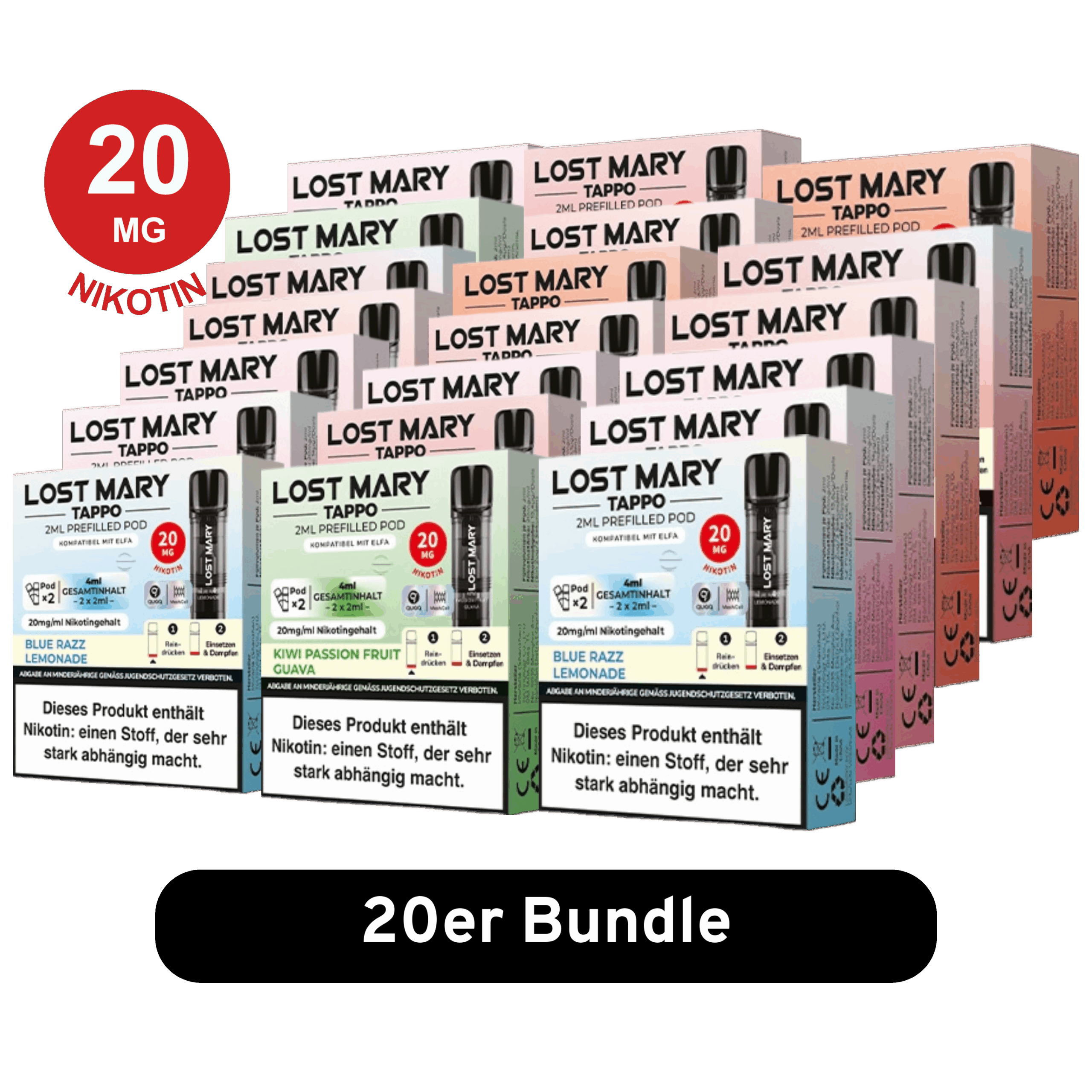Lost Mary TAPPO Pods - 20er Bundle