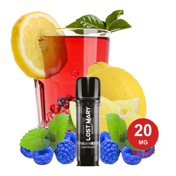 Lost Mary TAPPO Pod - Blue Razz Lemonade 20mg Nikotin (2er Pack)