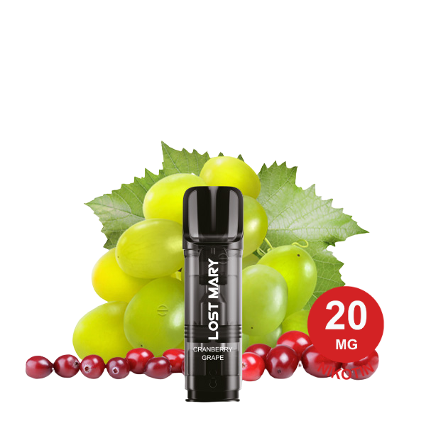 Lost Mary TAPPO Pod – Cranberry Grape 20mg Nikotin (2er Pack)