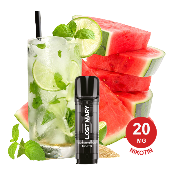 Lost Mary TAPPO Pod – Watermelon Mojito 20mg Nikotin (2er Pack)