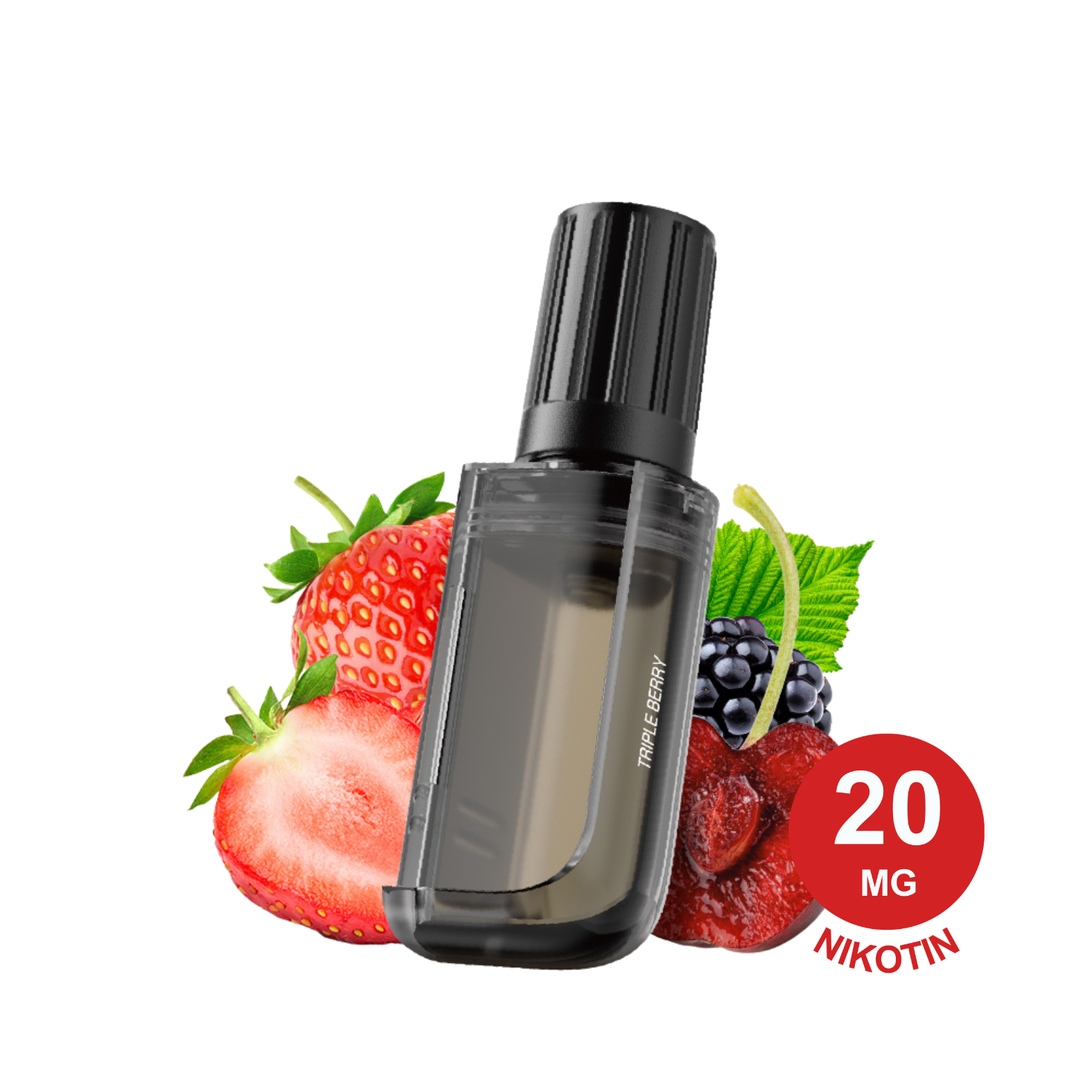 ELFBAR MAX Pod - Triple Berry 20mg Nikotingehalt