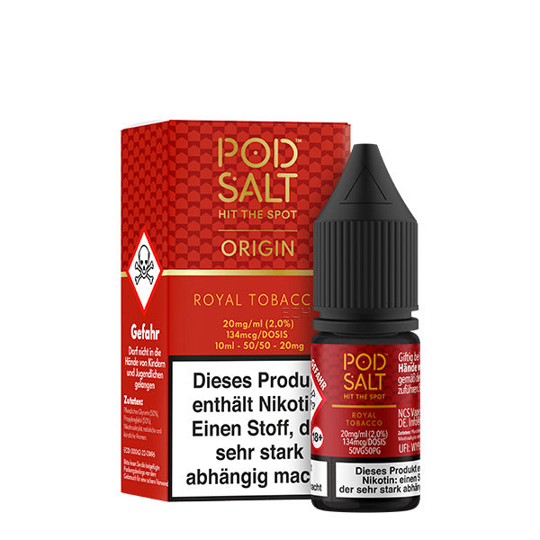 POD SALT ORIGIN Liquid - Royal Tobacco (10ml)