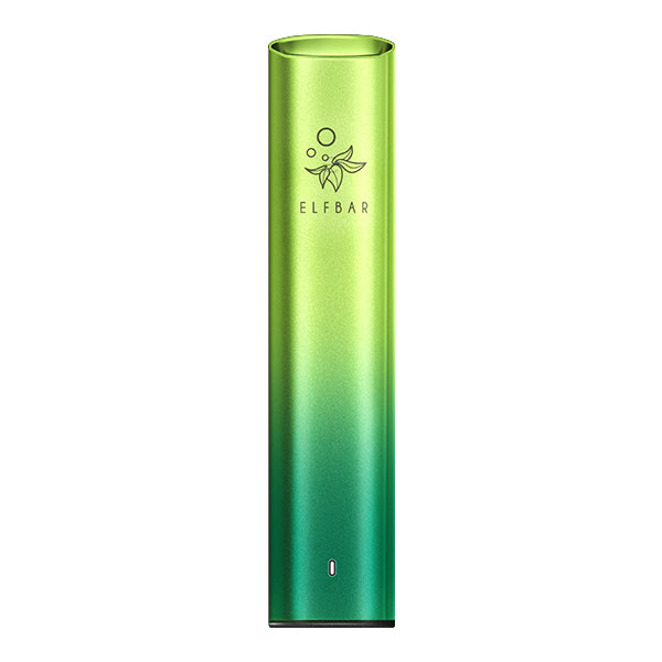 Aurora Green ELFBAR Mate500 Einweg-Vape-Pen mit Farbverlaufsdesign, minimalistischem Logo