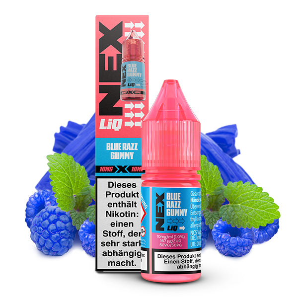 POD SALT NexLiq Liquid- Blue Razz Gummy (10ml)