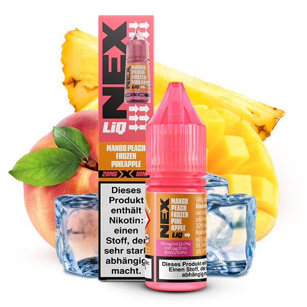 POD SALT NexLiq Liquid- Mango Peach Frozen Pineapple (10ml)