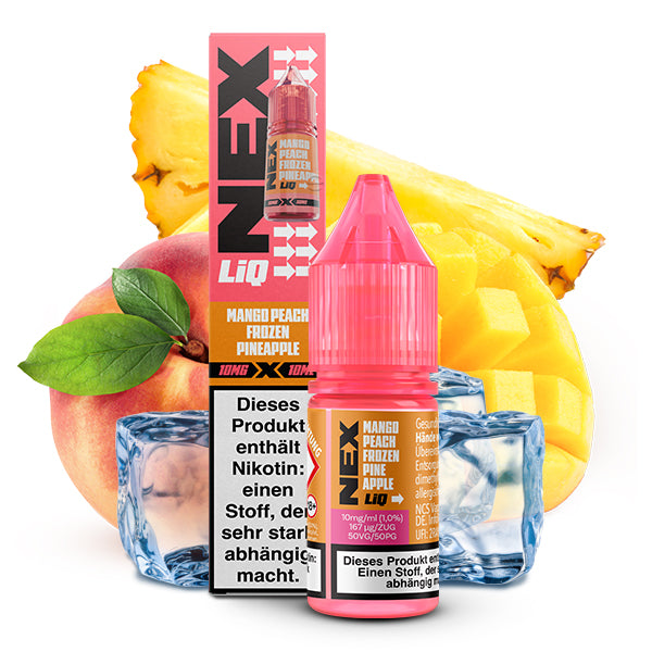 POD SALT NexLiq Liquid- Mango Peach Frozen Pineapple (10ml)