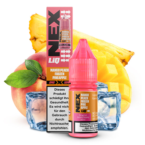 POD SALT NexLiq Liquid- Mango Peach Frozen Pineapple (10ml)