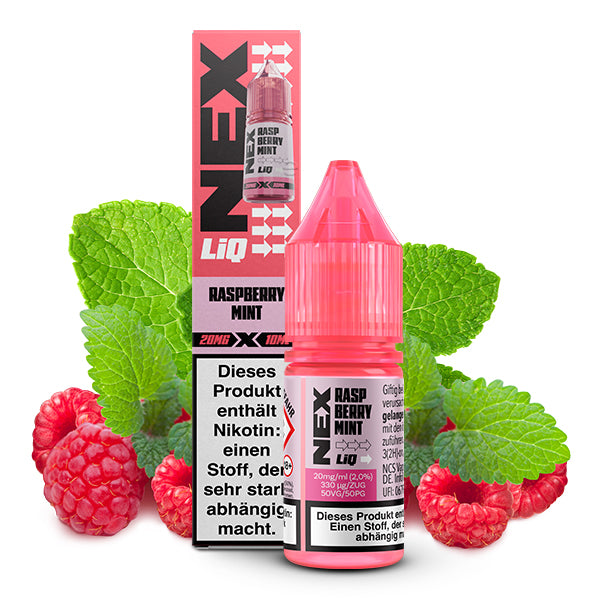 POD SALT NexLiq Liquid- Raspberry Mint (10ml)