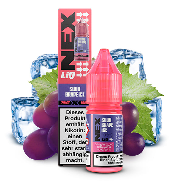 POD SALT NexLiq Liquid- Sour Grape Ice (10ml)