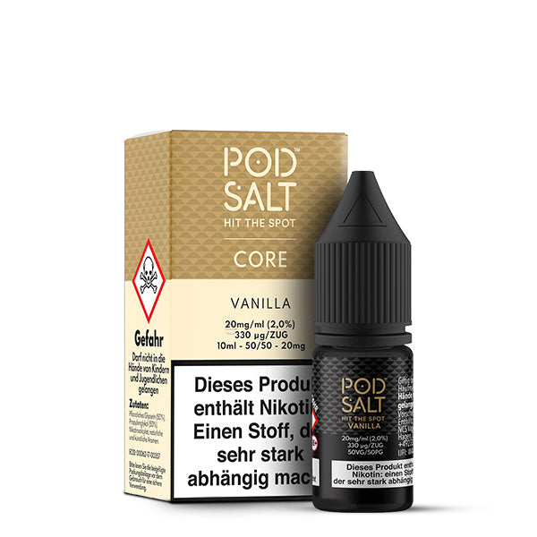 POD SALT CORE Liquid - Vanilla (10ml)