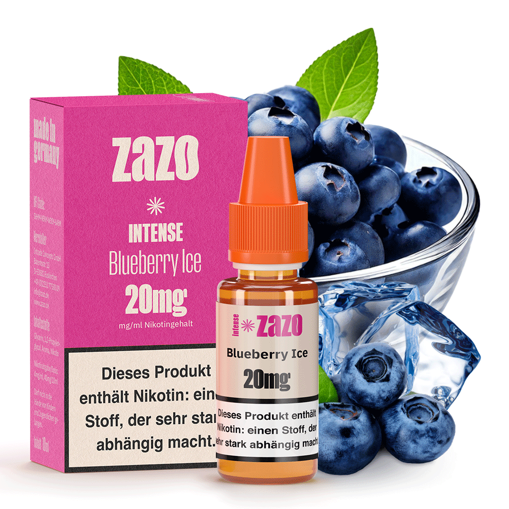 Zazo Intense Liquid - Blueberry Ice (10ml)