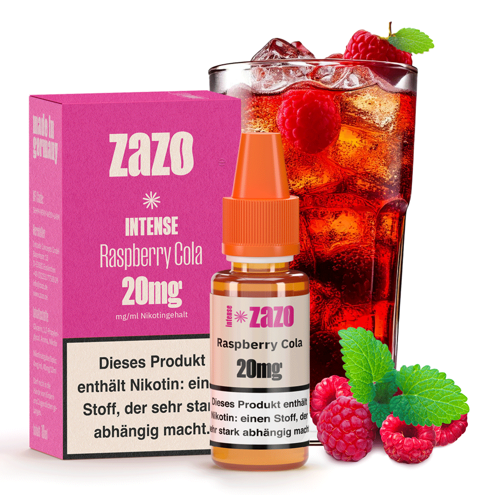 Zazo Intense Liquid - Raspberry Cola (10ml)